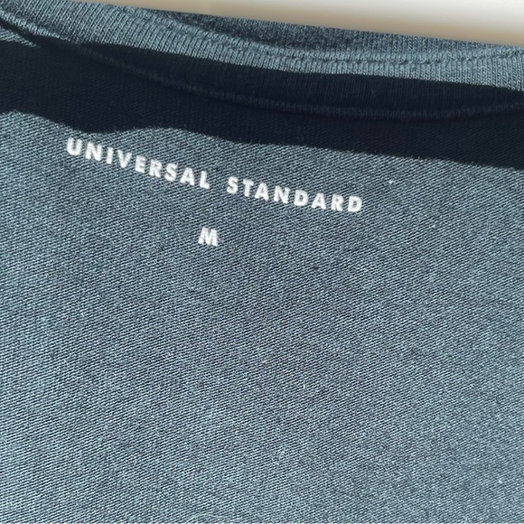 Universal Standard, Blue V-Neck Long Sleeve “V-Rex” shirt, “Deep Sea”, Medium - Picture 3 of 3